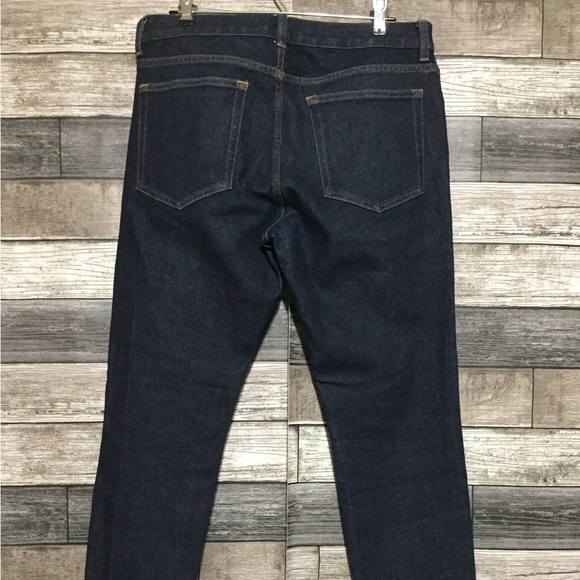 Everlane Uniform Skinny Jeans Men’s 31x30 Dark Wash Blue Indigo Stretch Organic - Picture 7 of 10